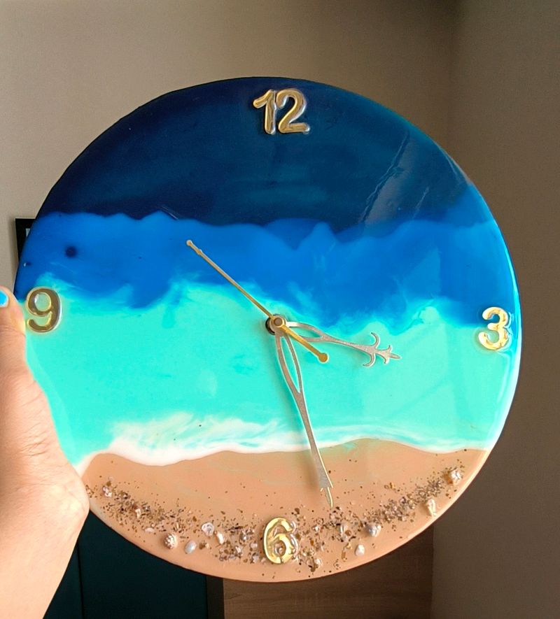 Ocean Themed Wall Clock