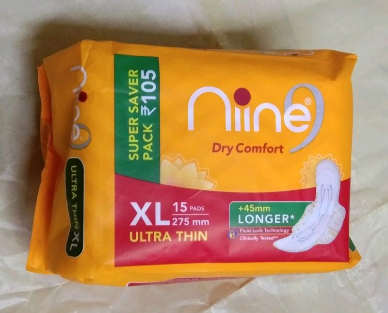 New With Tag - Nine Dry Comfort XL Pads