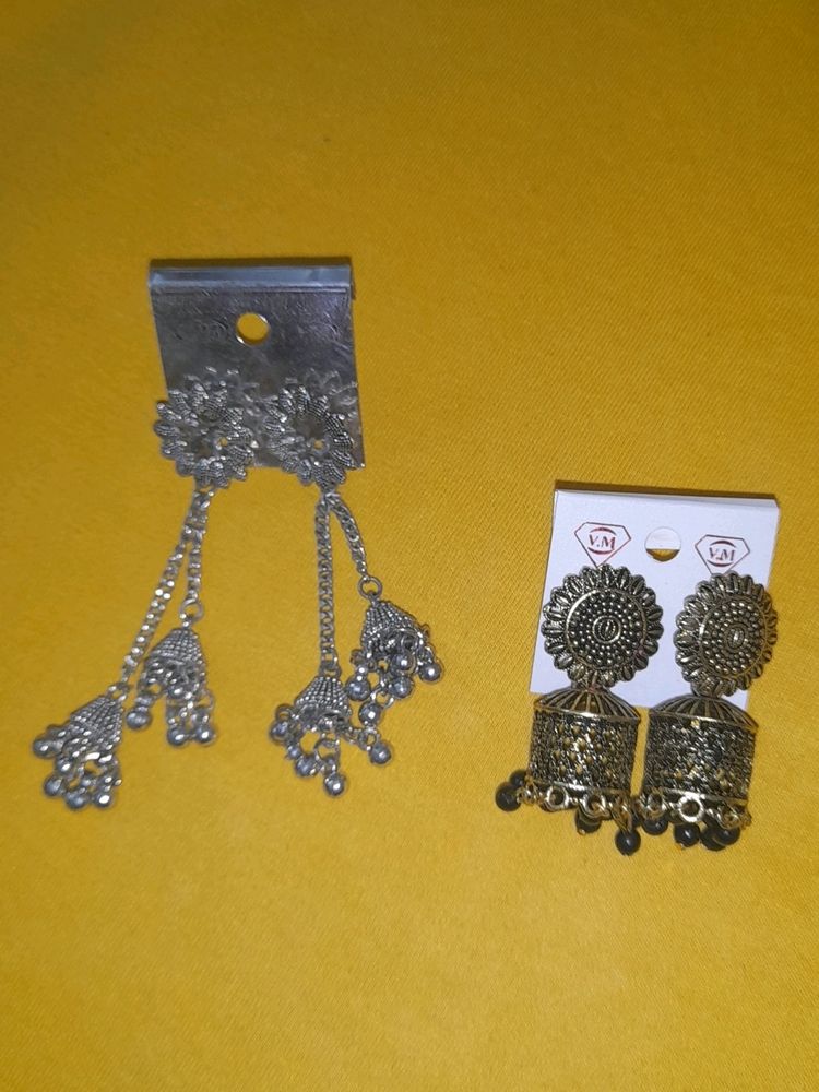 Traditional EARRINGS of 2 Pairs