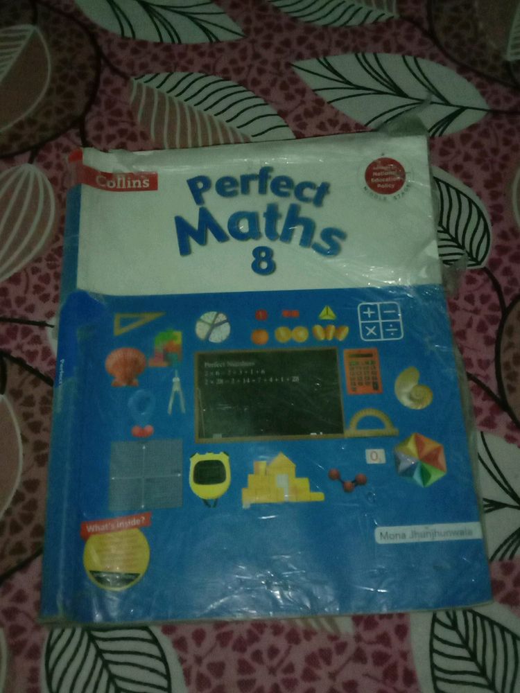 Collins Maths Book Class 8th By Mona Jhunjhunwala