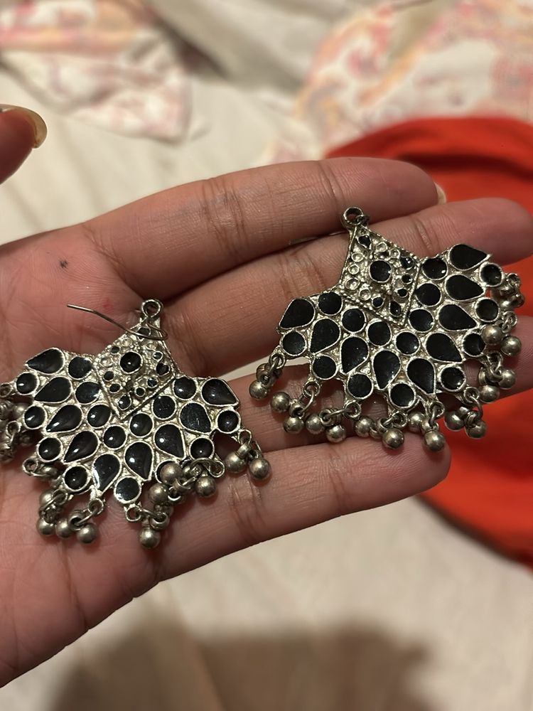 Anti Tarnish Ethnic Jhumkas