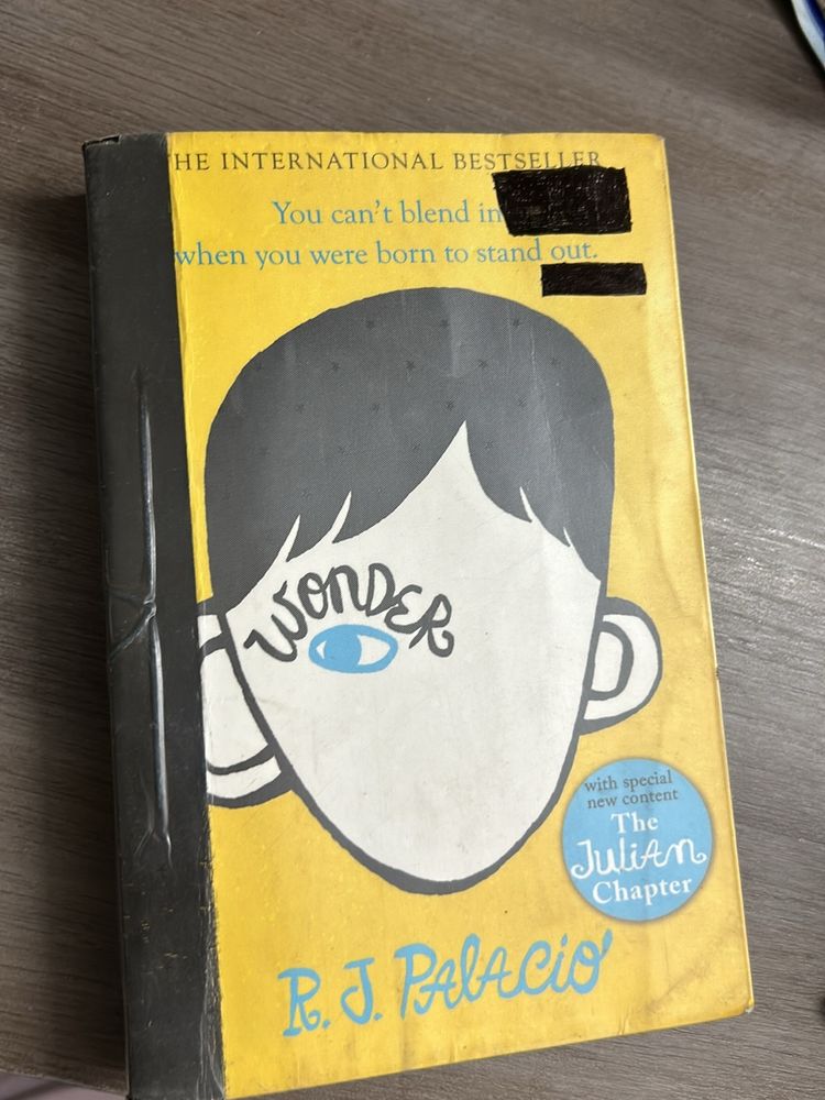 “WONDER”- By R.J. Palacio: With Special Chapter!