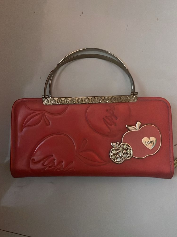 Red Apple Purse