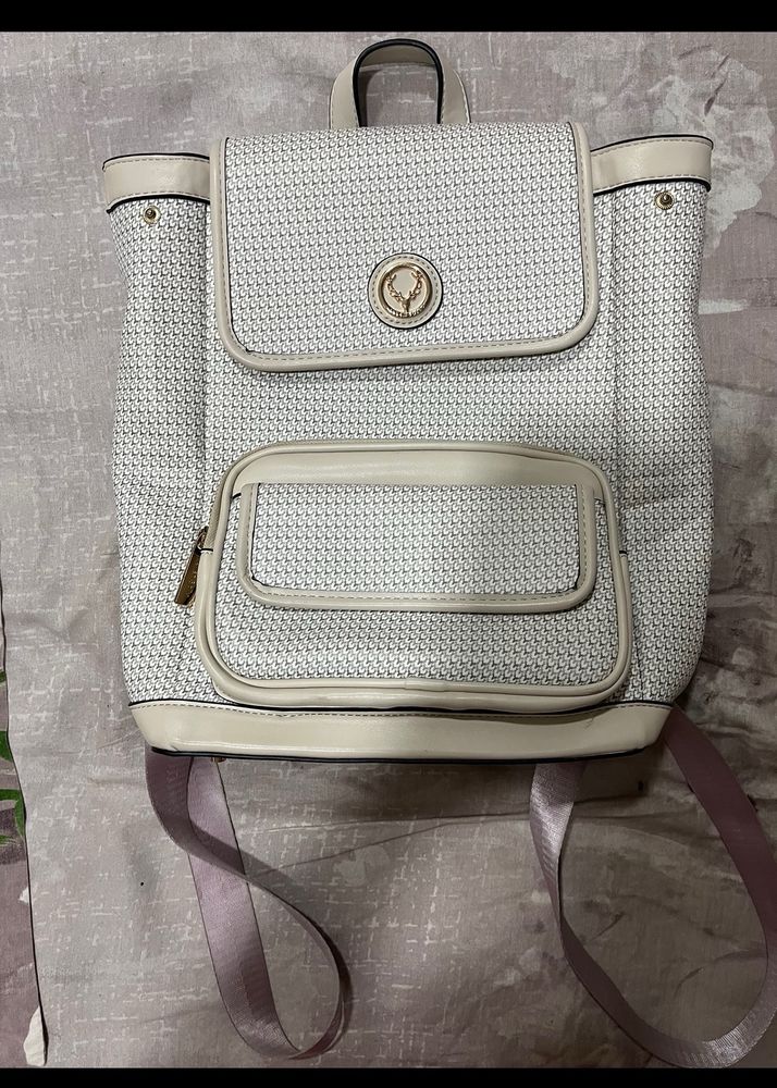 New White Allen Solly Laptop Backpack For Women