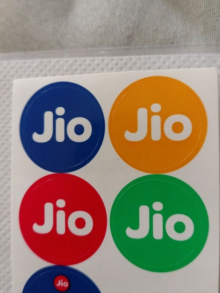 Jio Stickers 4 Nos.