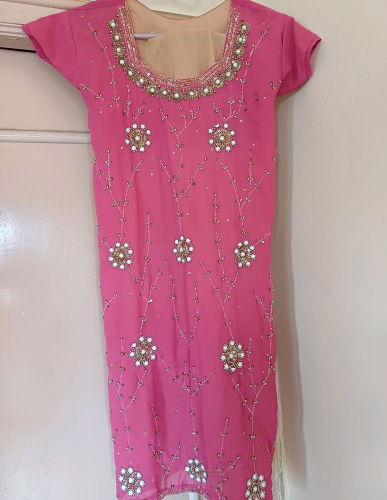 Work Kurta (Pink)