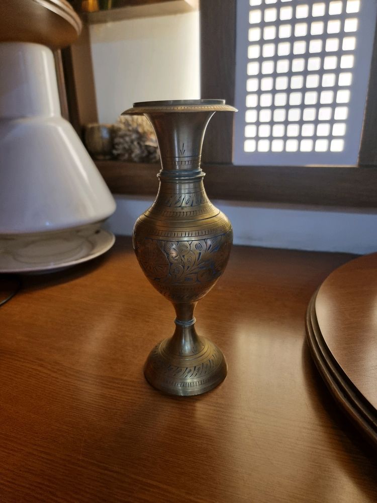 Brass Metal Flower Vase