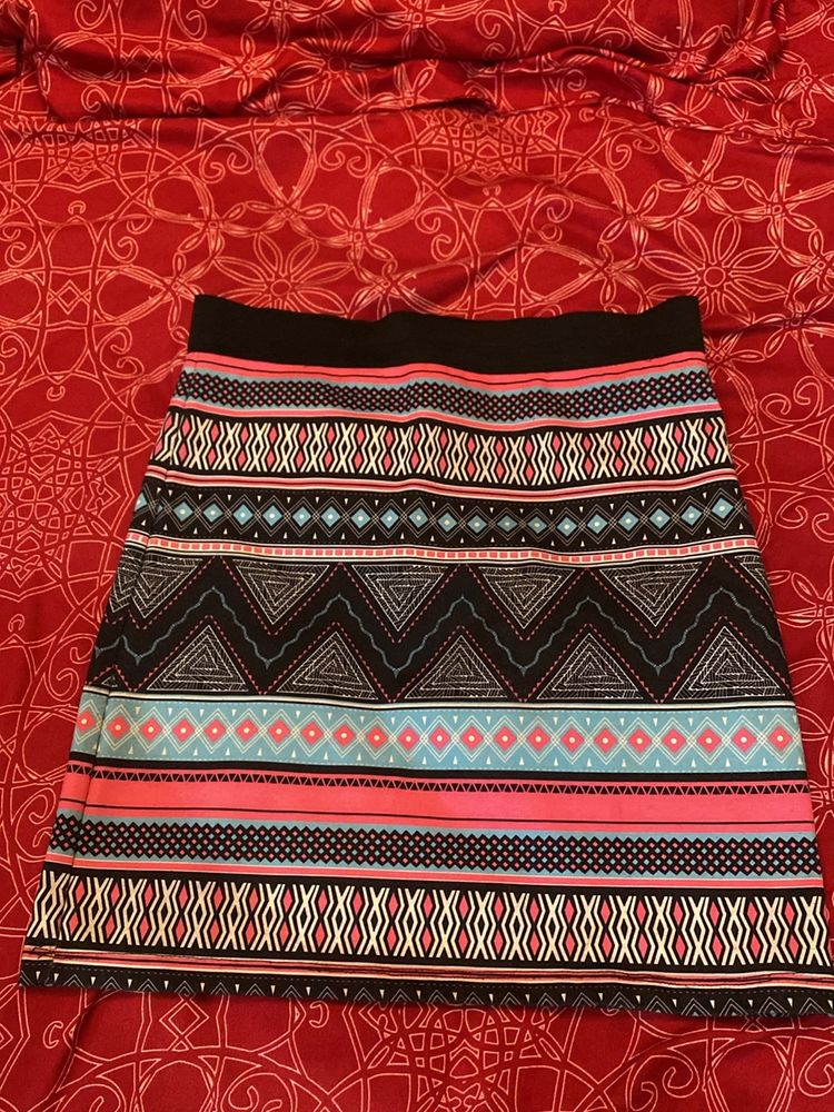 Bohemian Print Skirt