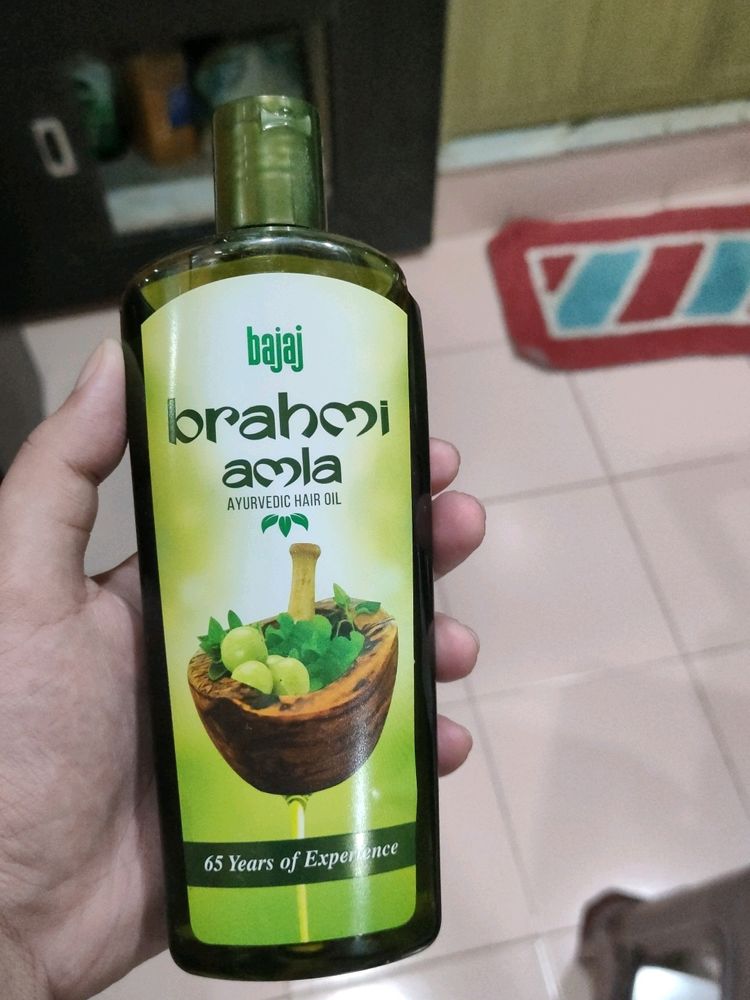 Sealed Pack Bajaj Bramhi Amla Ayurvedic Hair Oil