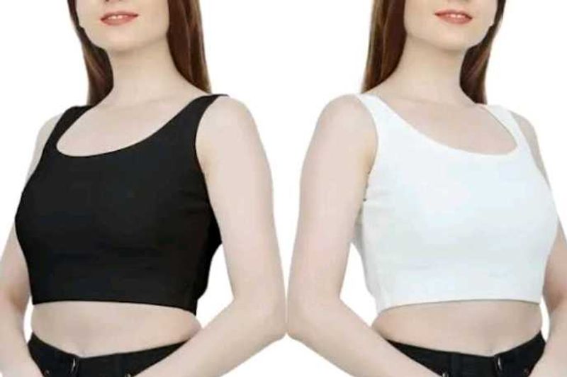 BLACK AND WHITE CROP TOP COMBOS