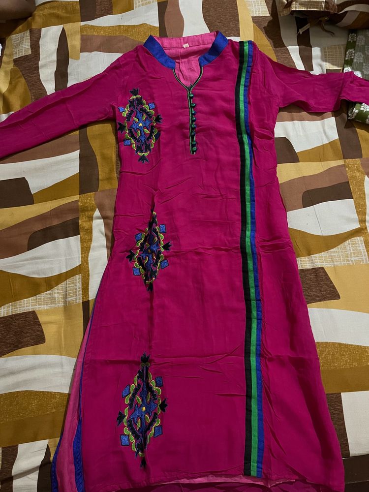 Pink Kurta For Women