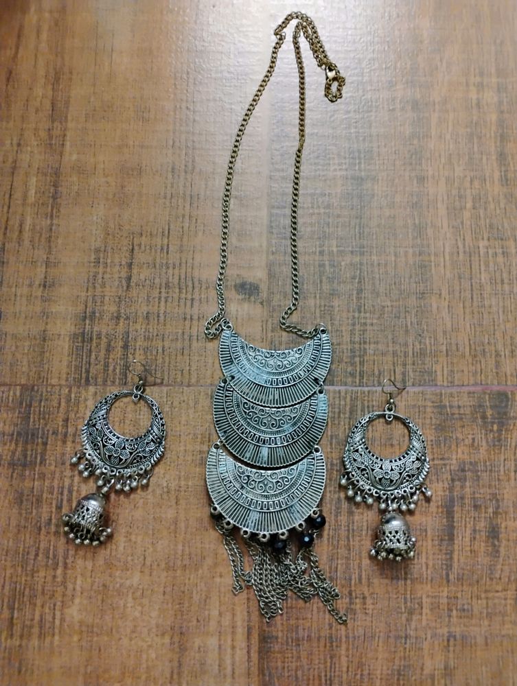 Oxidised Jwellery Set