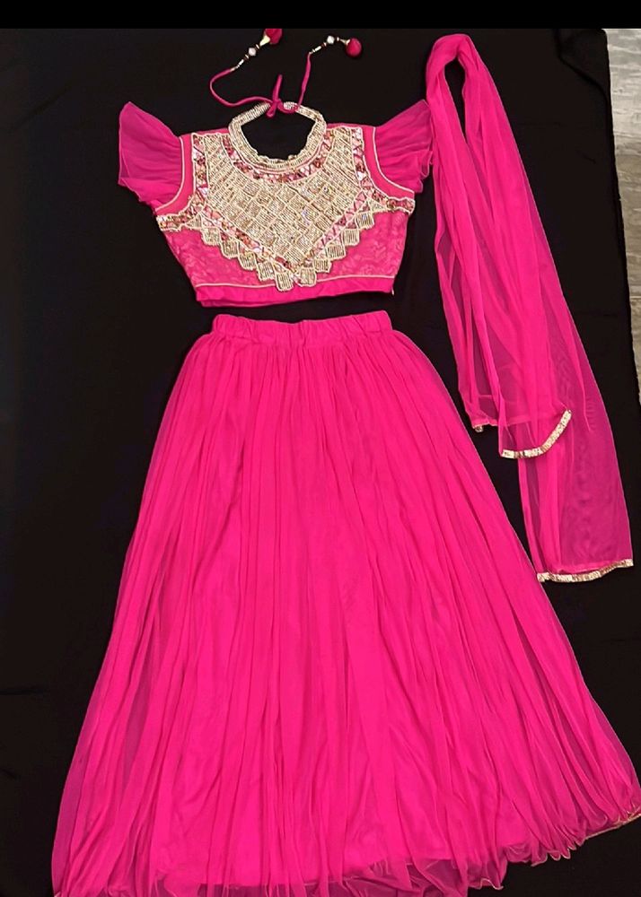 Coins Accepted Beautiful Pink Lehenga