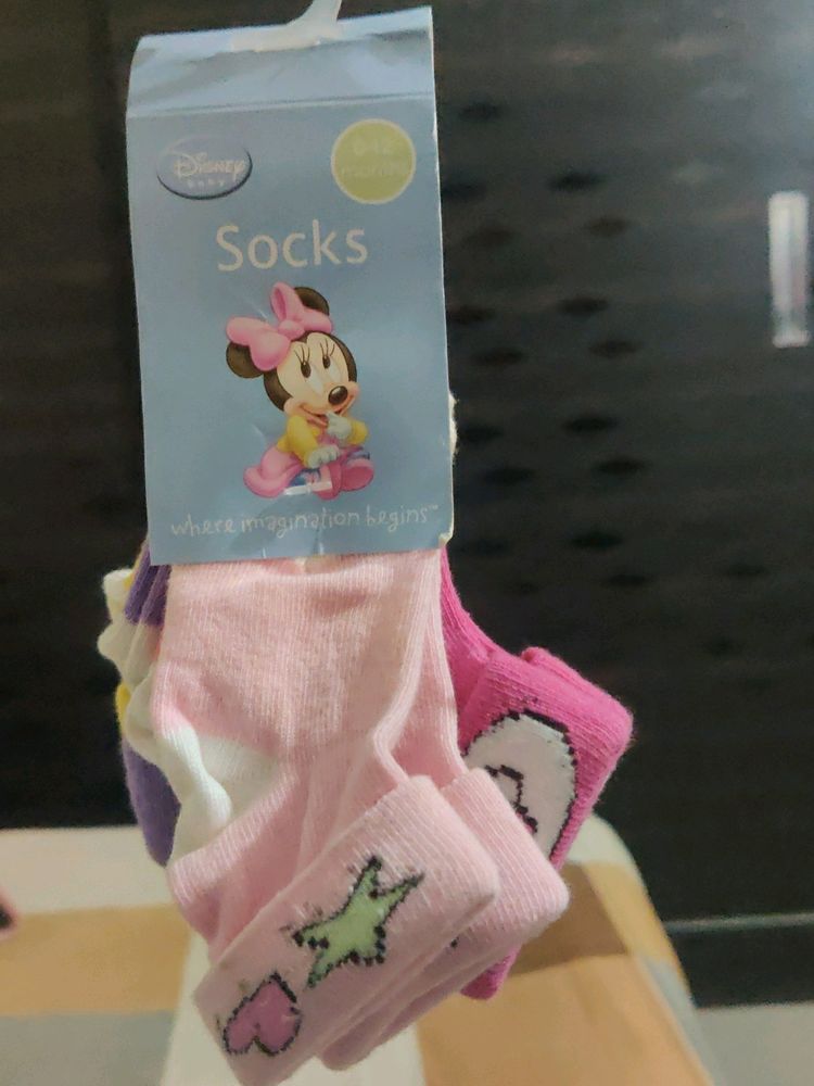 New Pair Of 5 Baby Socks