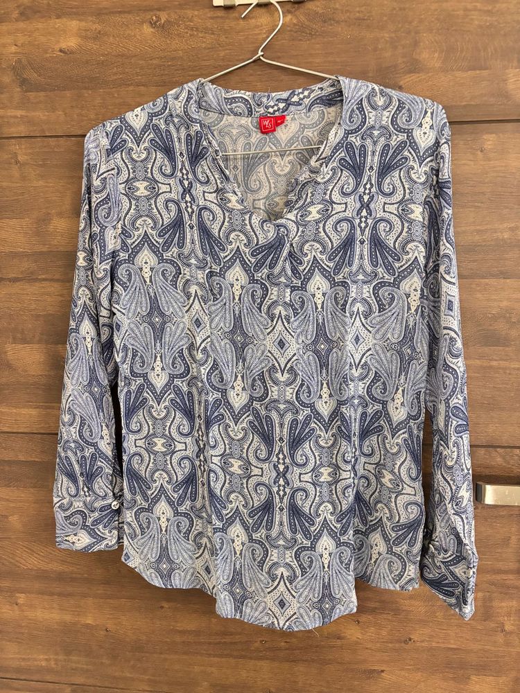 Beautiful Blue Preloved Top