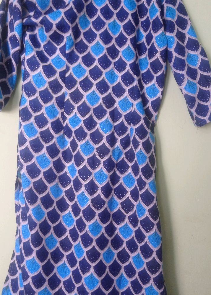 Straight Kurta with round neck