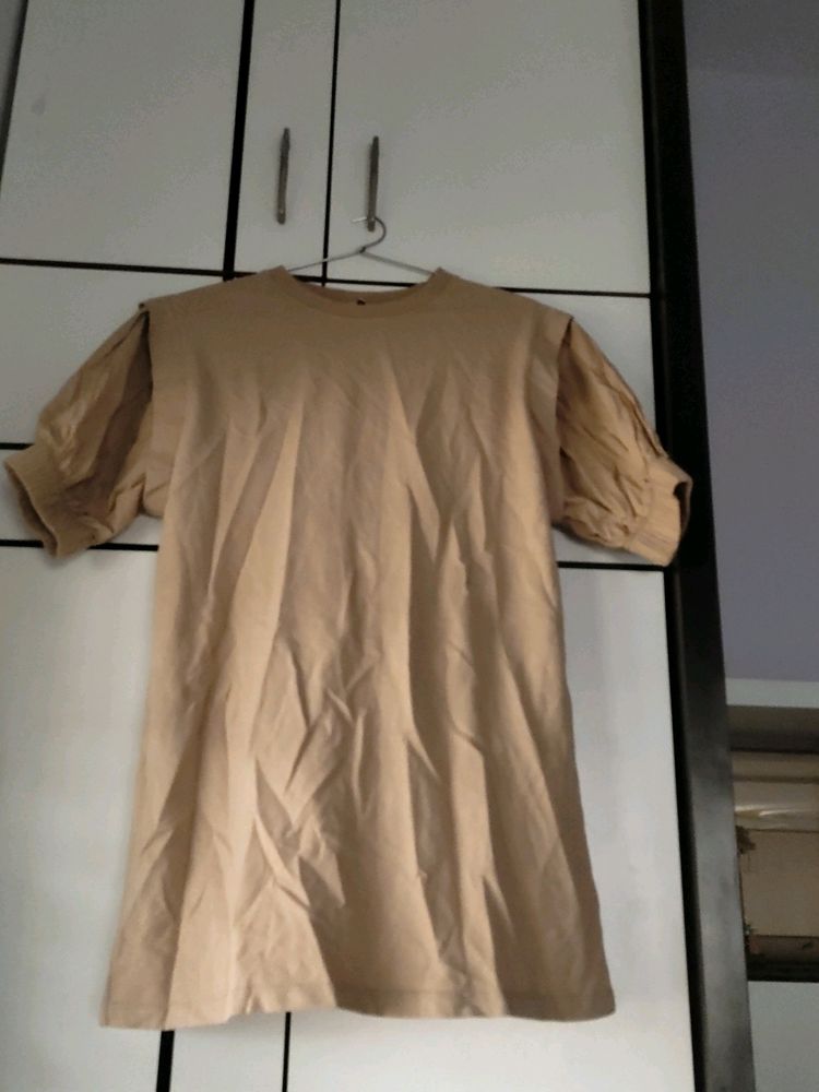 Zara Oversized Brown Tshirt