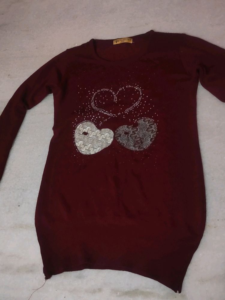 Cute Heart Sweater