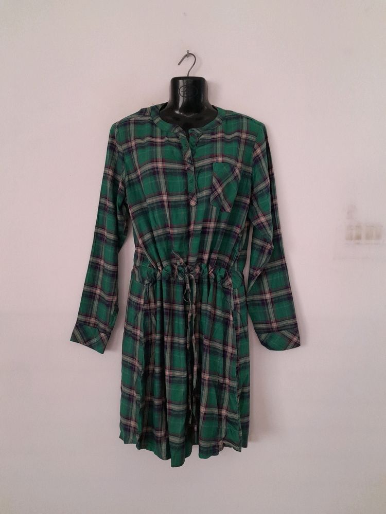 Green Casual Dress (Women's)