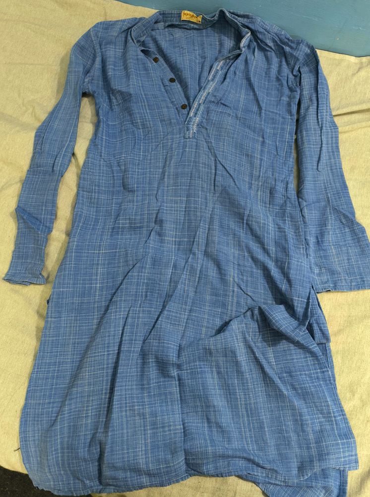 A Light Blue Colored Men's Kurta