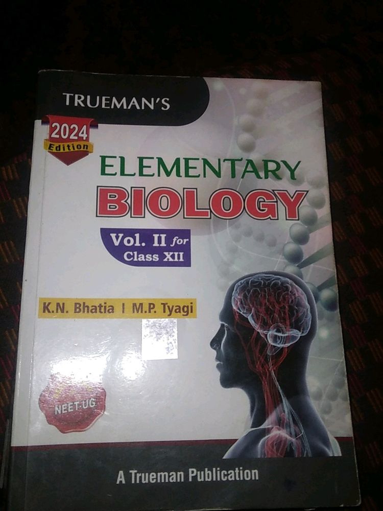 TRUEMAN'S ELEMENTARY BIOLOGY VOLUME 2