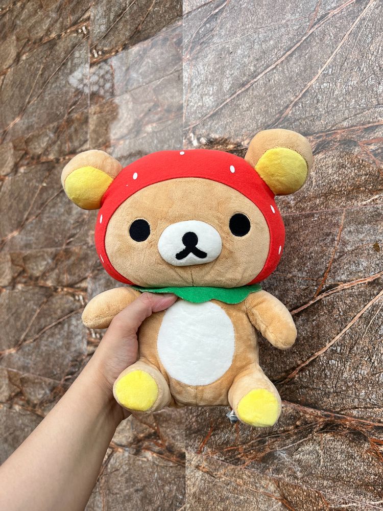 Rilakkuma Strawberry Soft Toy