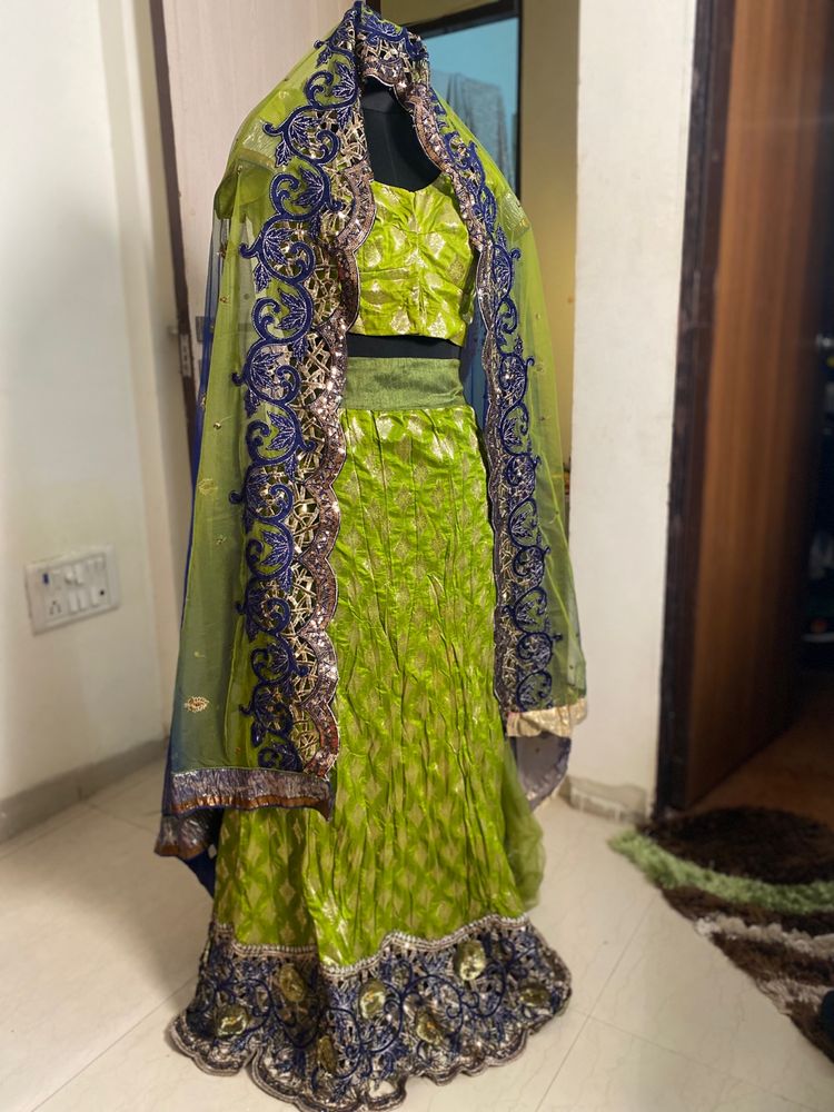 Greean Lehenga