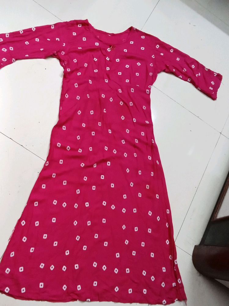 Bandhani Print Kurti