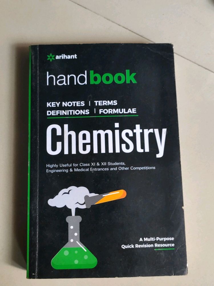 Arihant Chemistry Handbook For 11th, 12th And JEE