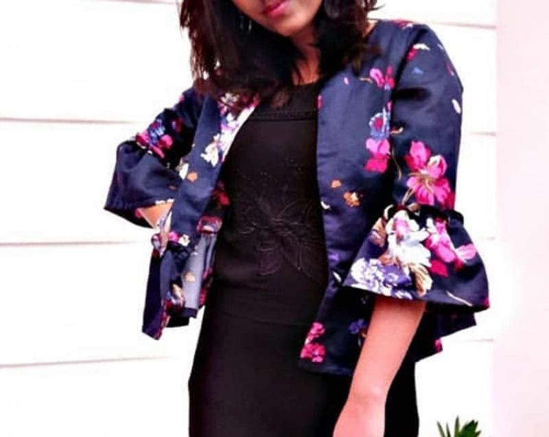 Beautiful Floral Printed Jacket