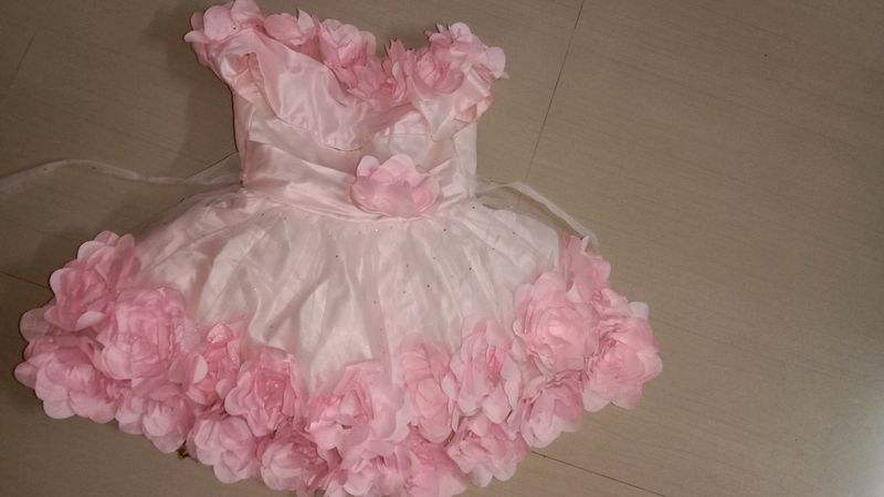 Grand Birthday Dress For One Year Baby Girl