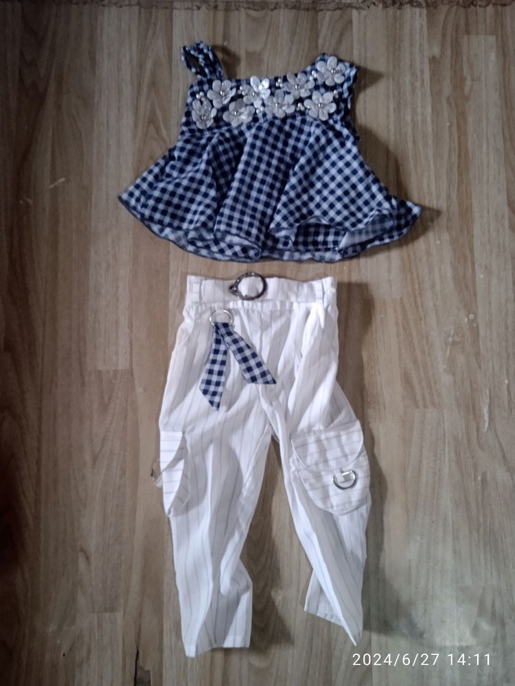 2 Set Top And Pant For Girls