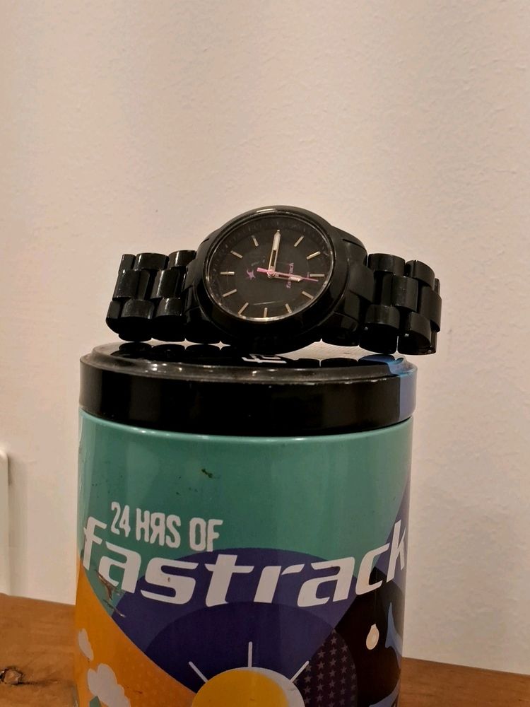 Fastrack Analogue Watch|Black Colour|High Quality