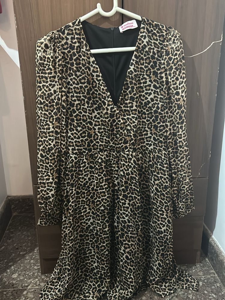 Animal Print Dress