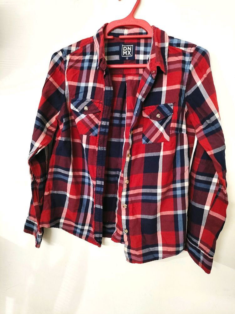 Branded Stylish Checks Pattern Shirt