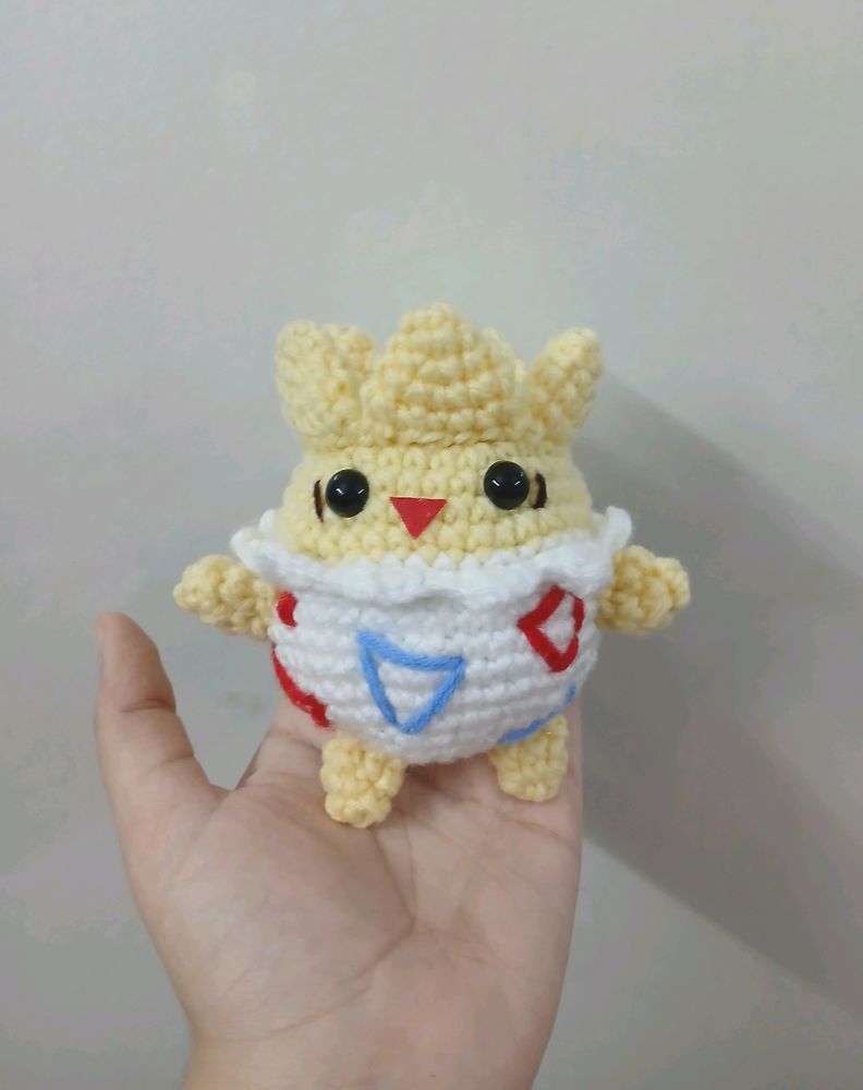 ⊹˚₊ cute crochet togepi plushie ₊˚⊹