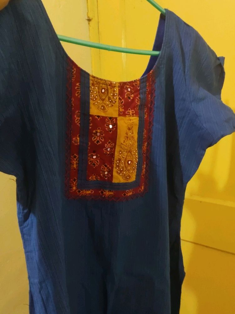 Premium Beautiful Blue Color Kurta