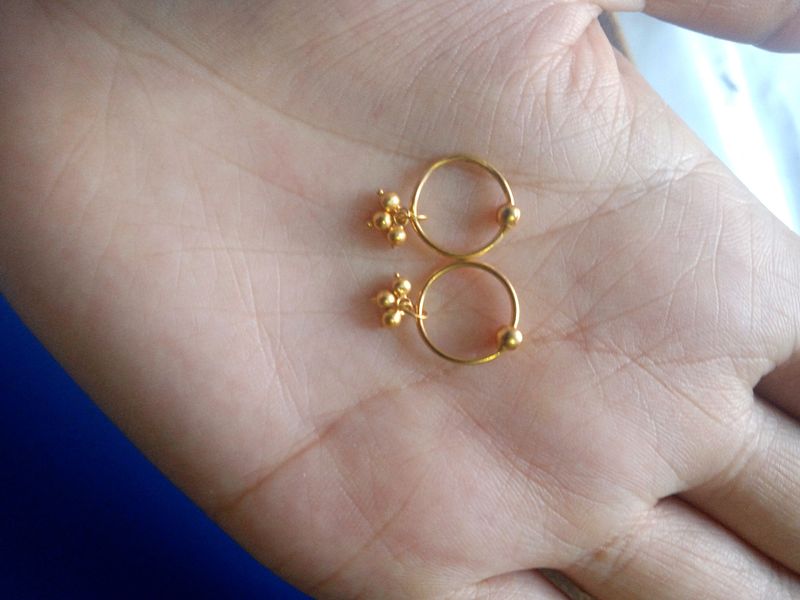 Real Gold Earing Small Size