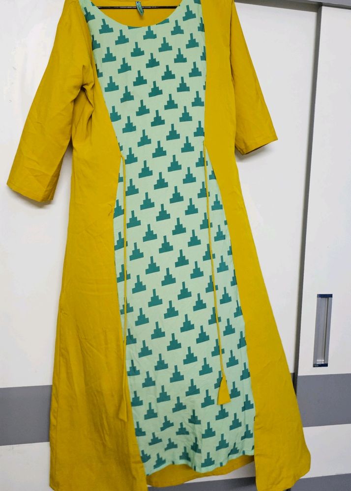 Yellow Green Gown XL