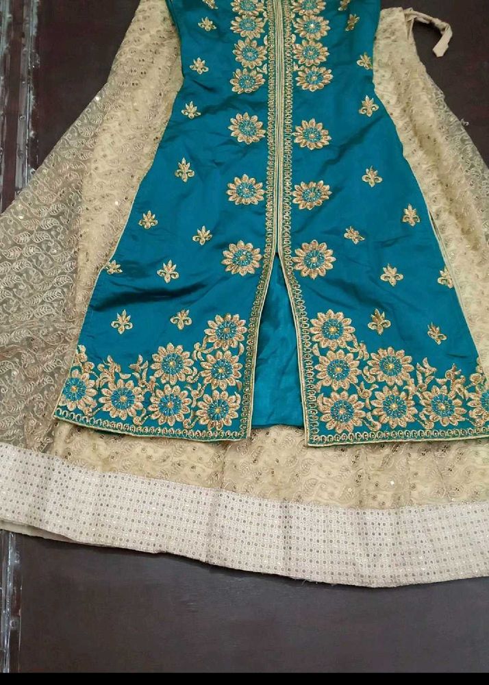 Long Suit With Lengha