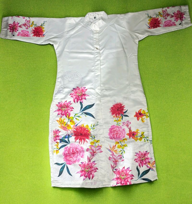 Floral Multi Color Kurti For Women.