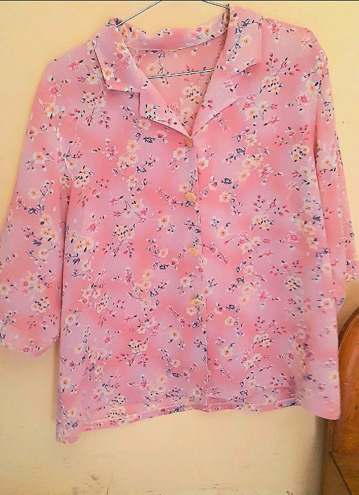 Korean Floral Shirt