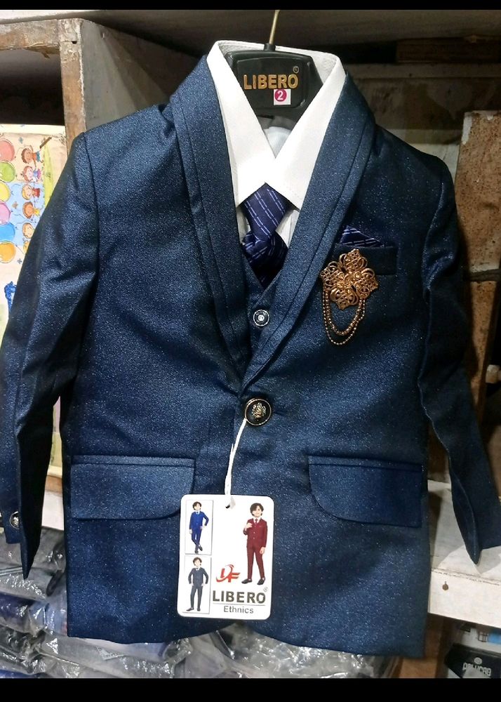 Boys Coat And Pant Suit