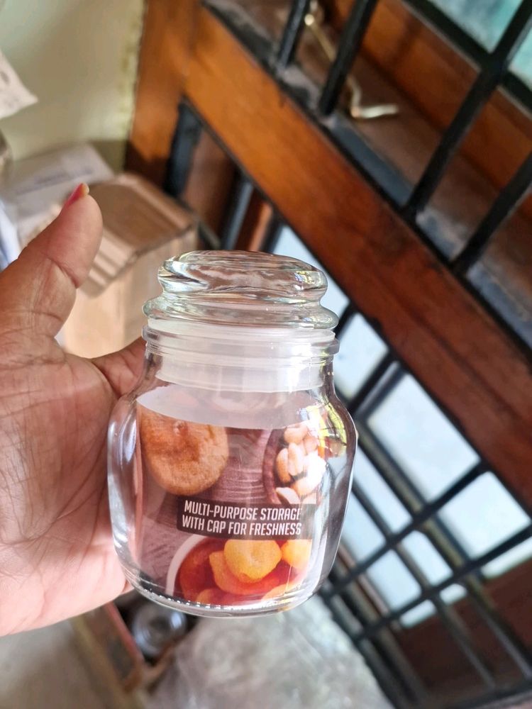 6pc Glass Mini Jar