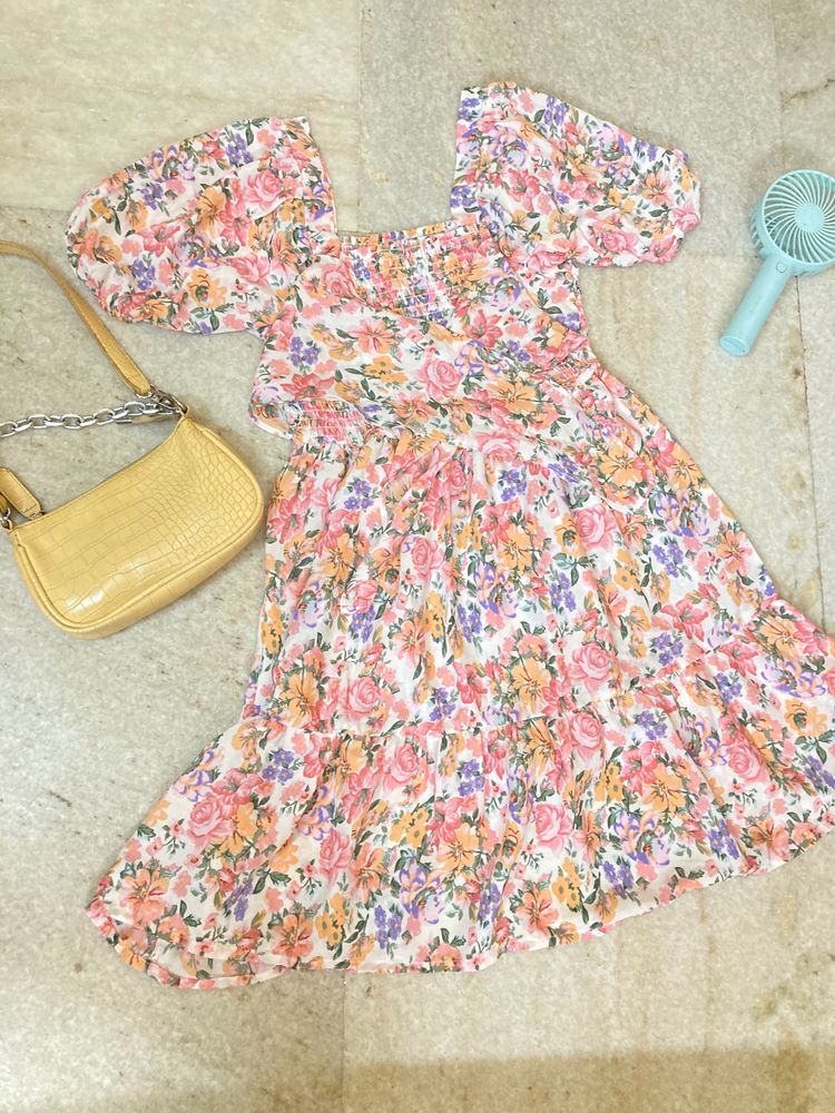 Floral Picnic Dress