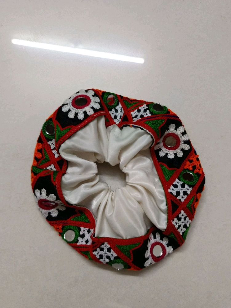 Handmade Navratri Scrunchies