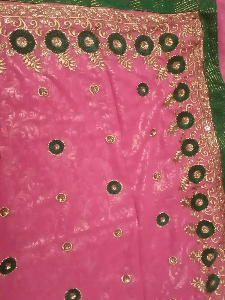 Shimmer Saree