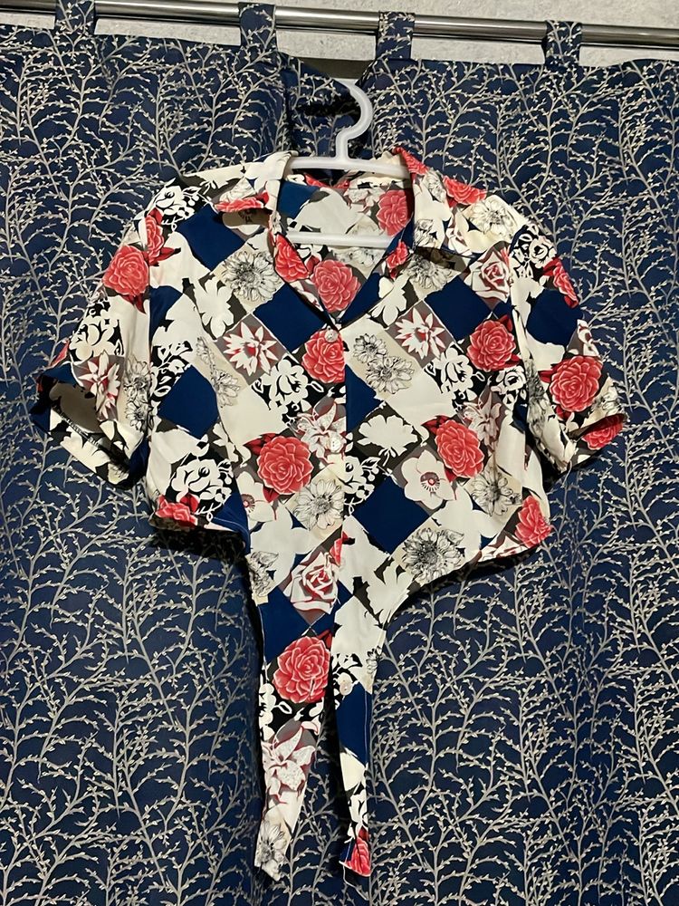 Ladies Floral Shirt