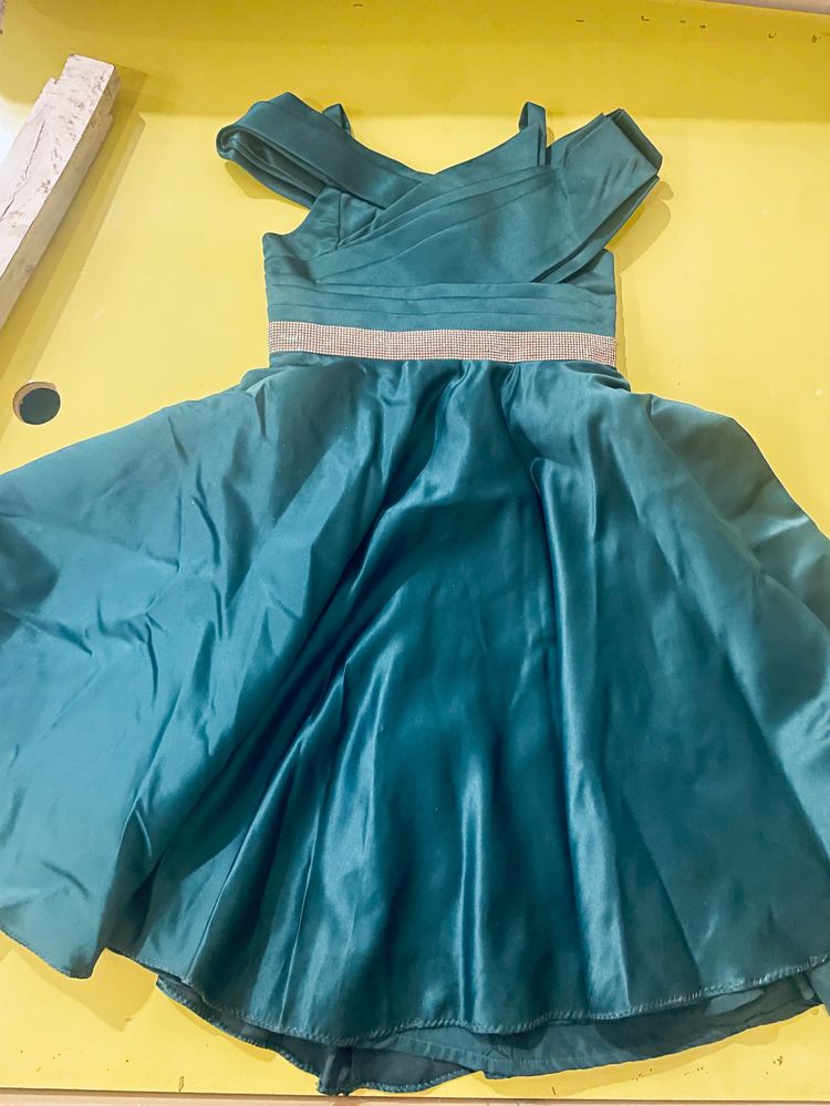 Teal Colour Gown Used Only Once