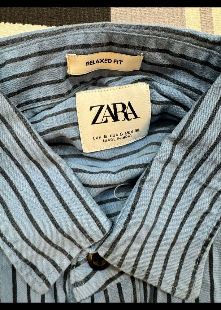 New ZARA Mens Shirt Half Sleeve Original Branded